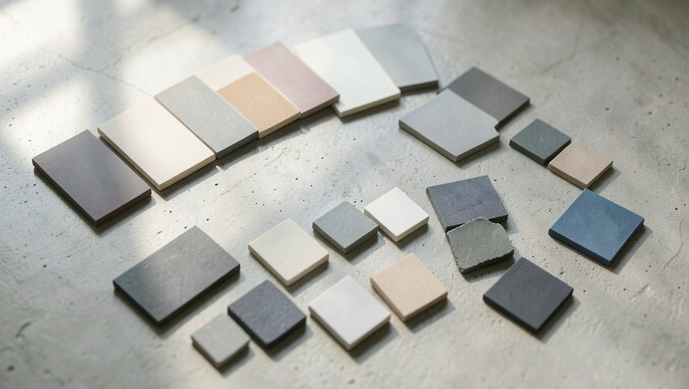mikrocement podłoga kolory