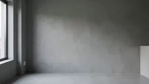 mikrocement na ścianie w kuchni