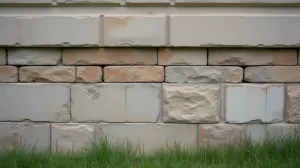 Wykończenie elewacji przy gruncie